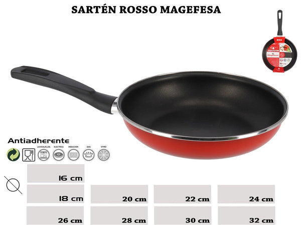 SARTEN 24 ROSSO MAGEFESA