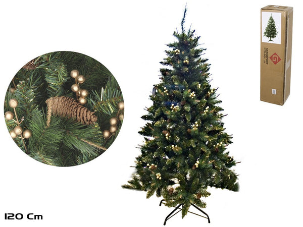 ARBOL NAVIDAD DECOR ORO 318 PUNTAS 120CM