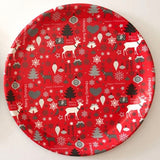 MULTIUSOS REDONDO MOSAICO NAVIDAD 34,5CM