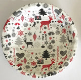 MULTIUSOS REDONDO MOSAICO NAVIDAD 21,5CM