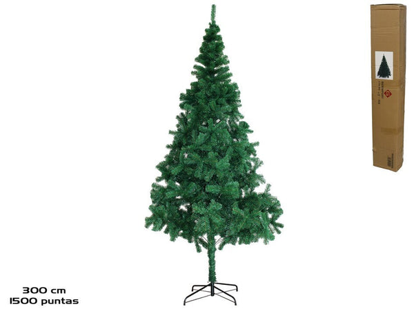 ARBOL DE NAVIDAD 1500 PUNTAS 300 CM