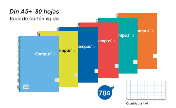 Cuaderno tapa rígida