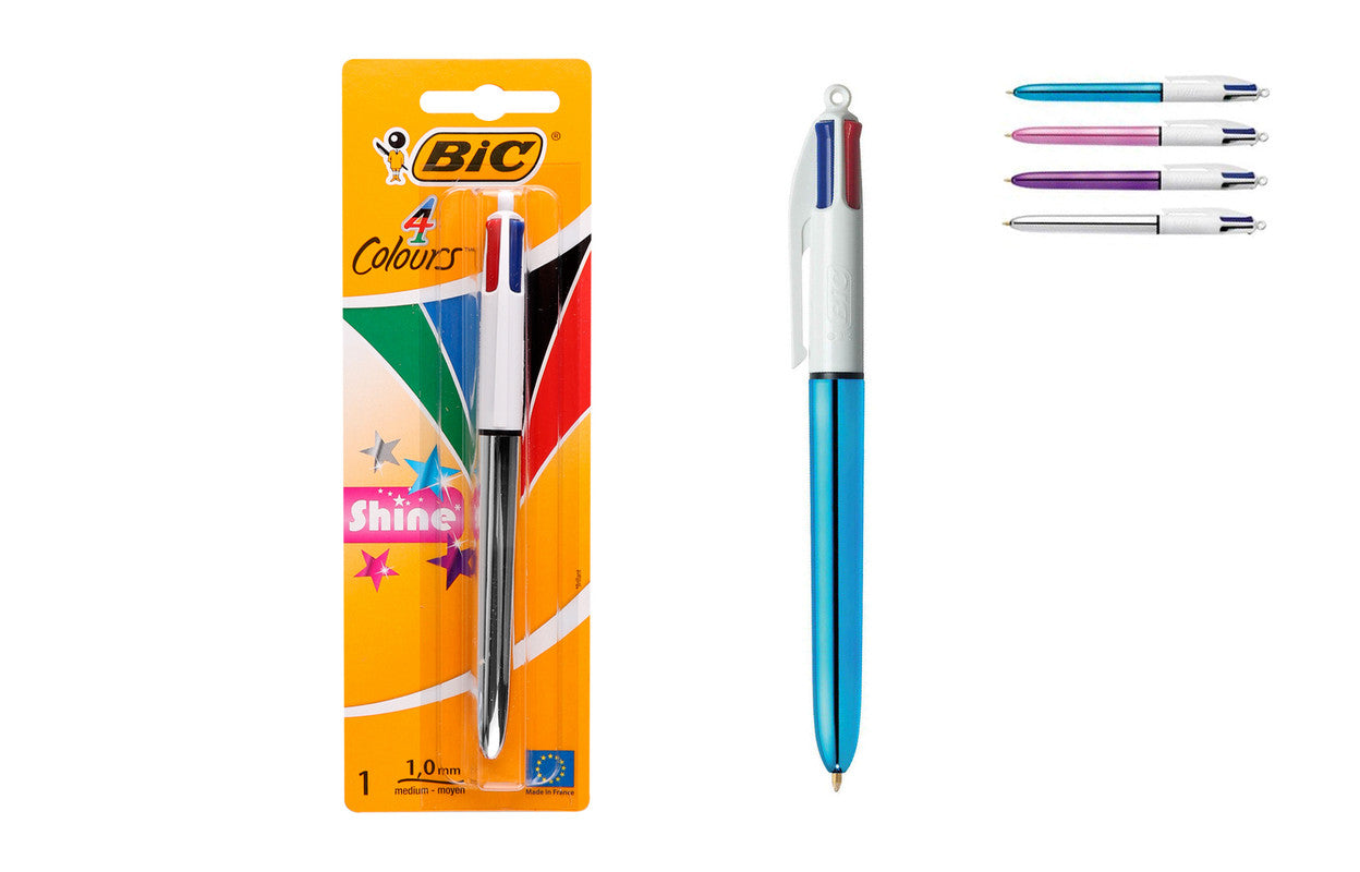 BOLÍGRAFO 4 COLOURS SHINE BL1 EU - 902126 BIC