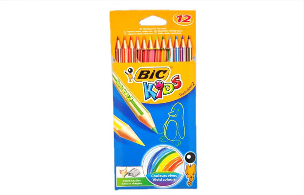 LAPICES DE COLORES 12U BIC