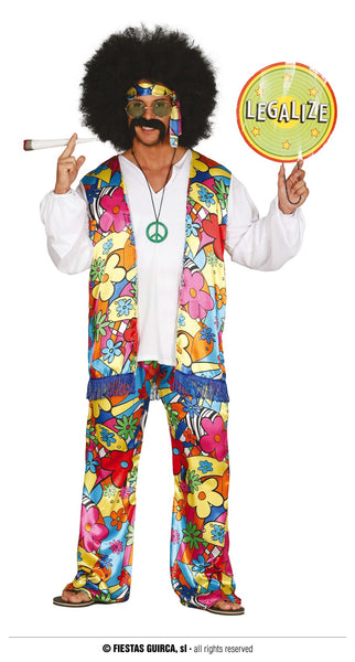 HIPPIE RAINBOW ADULTO TALLA M 48-50
