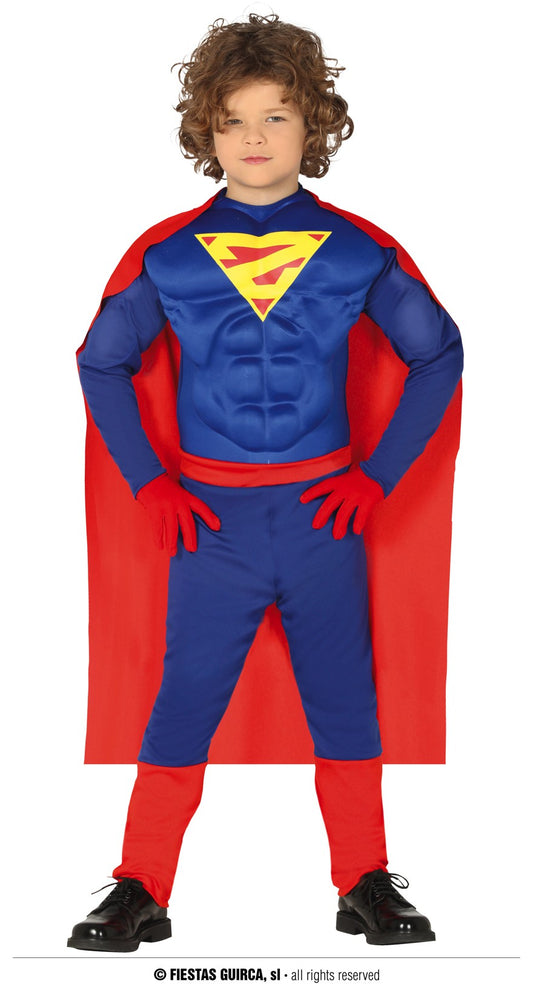 SUPERHEROE MUSCULOSO INFANTIL TALLA 10 12 AÑOS