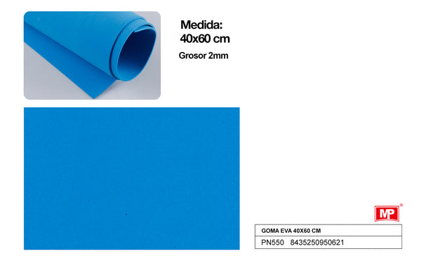 GOMA EVA 40X60 AZUL MP