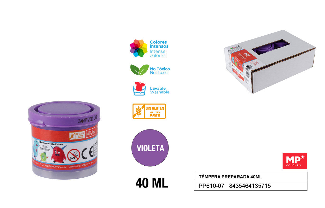 TEMPERA 40ML VIOLETA ARTIX