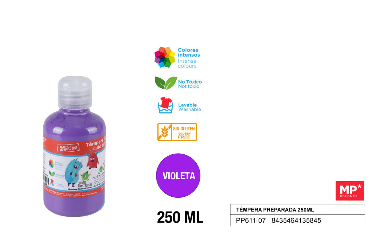 TEMPERA 250ML VIOLETA ARTIX