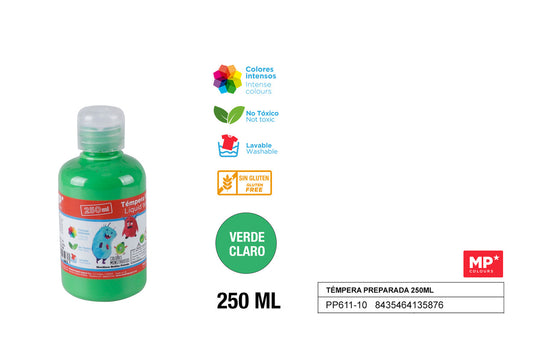 TEMPERA 250ML VERDE CLARO ARTIX