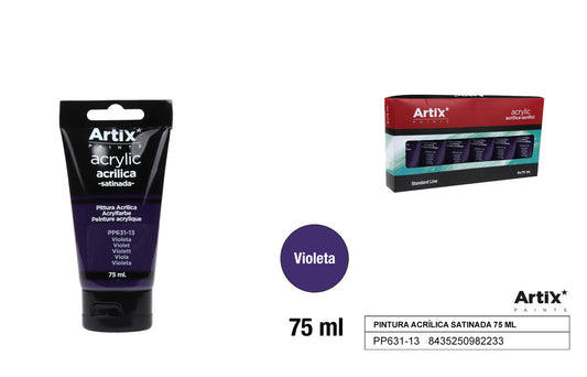 PINTURA ACRILICA VIOLETA 75ML ARTIX