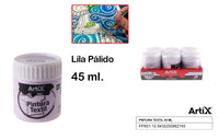 PINTURA TEXTIL LILA 45 ML ARTIX