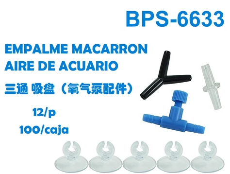 BPS-6633 empalme macarron aire de acuario